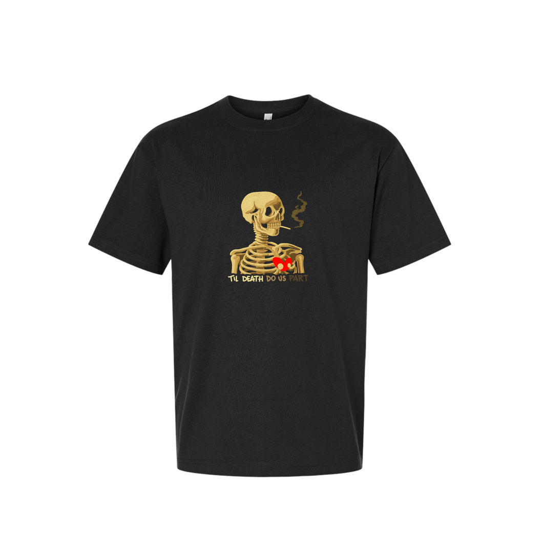 Smoking Skull T shirt