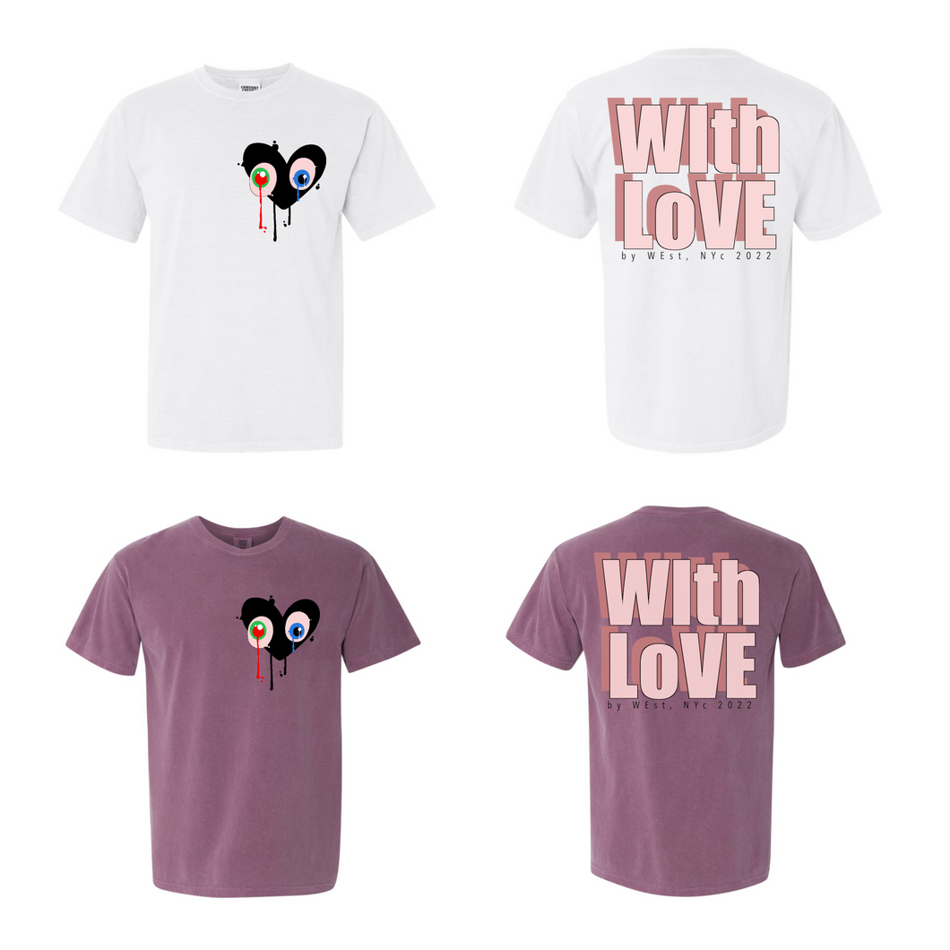 With Love Box Letter short sleeve T